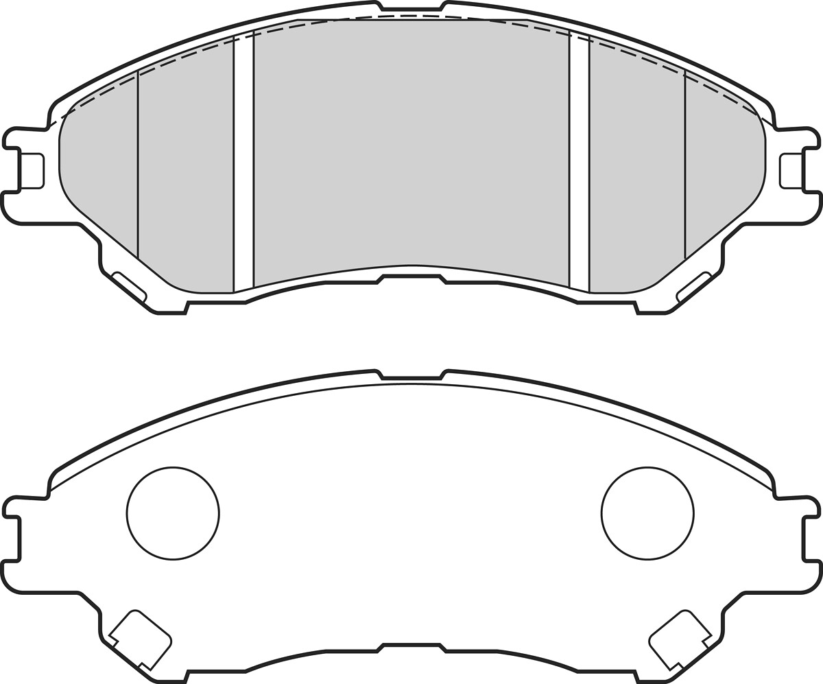 Jeu de 4 plaquettes de frein VALEO ref. 302711